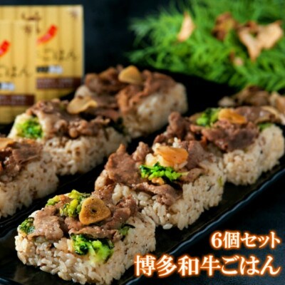 (一粒庵)博多和牛ごはん 125g×6食セット