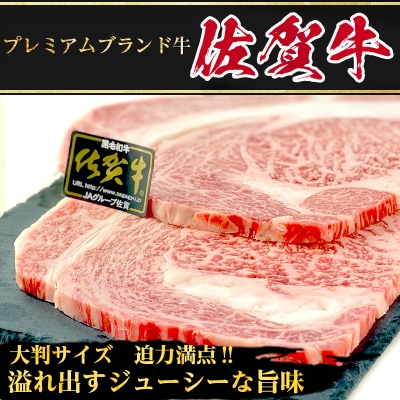 BBQや焼肉に!佐賀牛A5～A4　ロース(サーロイン・リブロース・肩ロース)焼肉用大判カット500g