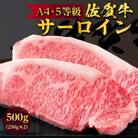 【のし付き】A5～A4等級佐賀牛サーロイン約500g(約250g×2枚)