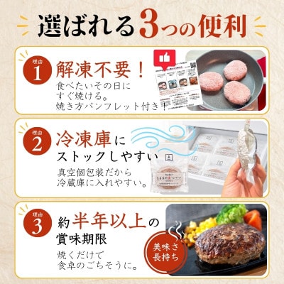 九州産黒毛和牛ハンバーグ(140g×12個)