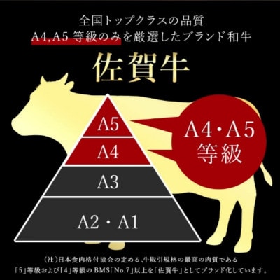 佐賀牛A5～A4等級赤身のもも肉 焼肉用 400g BBQや焼肉に最適!