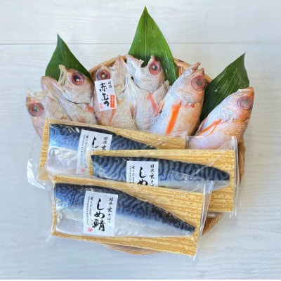 〈唐津・昭徳〉しめ鯖と釣り赤むつの贅沢セット[20]
