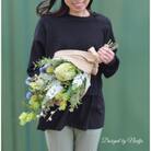 【枯れないお花】アーティフィシャルフラワーのグリーンスワッグ