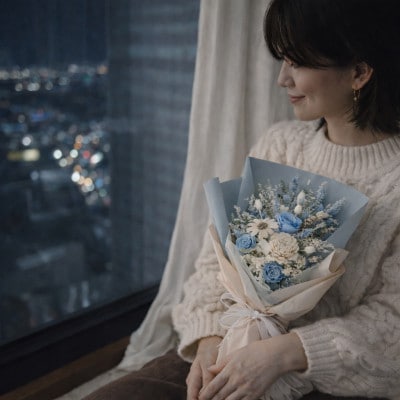 For You|想いを手渡す 枯れない花束(ブルー)