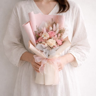 For You|想いを手渡す 枯れない花束(ピンク)