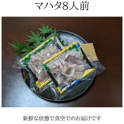 irodoriからつ 四季の返礼品 ～冬～ マハタ鍋8人前セット