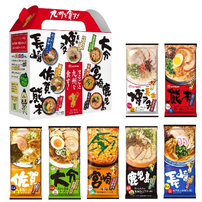 マルタイ　まるごと九州を食す　九州ご当地ラーメンセット　NEW