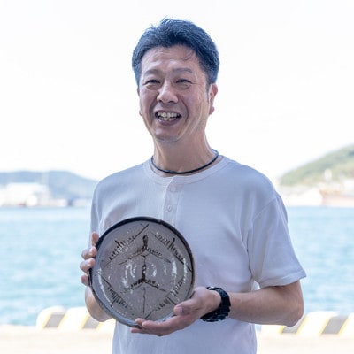 【さとふる限定】唐津焼窯元「佐志山窯」オリジナル陶器と呼子剣先いか姿造りのセット【数量限定】