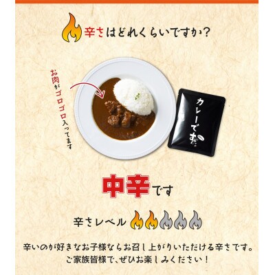 【厳選希少部位使用】国産牛レトルトカレー「カレーです。」1kg(200g×5P)(唐津市)