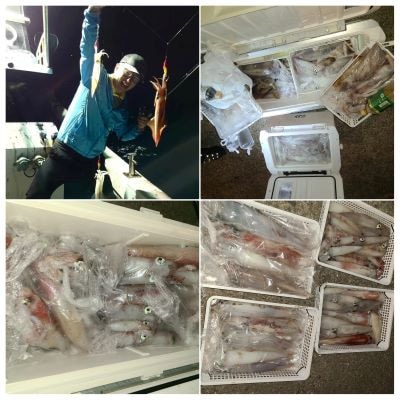 【イカ釣り】「天童丸」で呼子港から玄海灘(唐津の離島付近)へ　イカ釣り船1日乗船券(1名様)