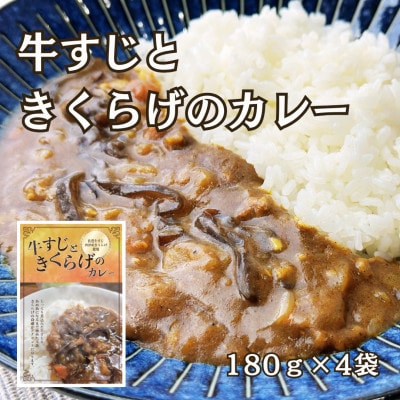 牛すじときくらげのカレー