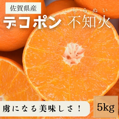デコポン 不知火 5kg 佐賀県産 先行受付【2027年1月より出荷予定】