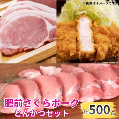 ブランド豚【肥前さくらポーク】ヒレ&ロースセット 約500g(唐津市)