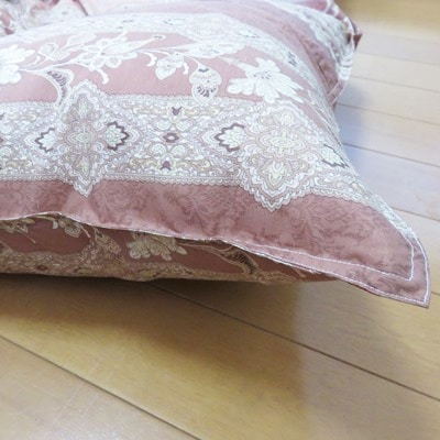 春夏秋3シーズンに使えるダウンケット　羽毛肌掛け布団(上質ダウン90%使用1.2kg)ダブル(赤)