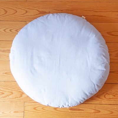 直径cm ふかふか丸お座布団 ブルー カバー付き おしゃれ可愛いお昼寝クッション お礼品詳細 ふるさと納税なら さとふる