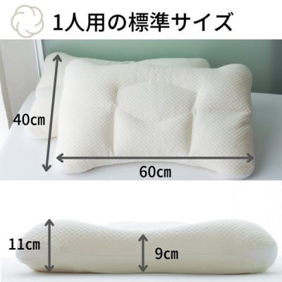 快眠枕・頸椎や首を優しく支える生地はテンセルTMマトラッセを使用 ・自分で高さ調節ができる・洗える