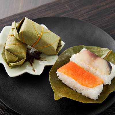 冷凍　柿の葉ずし2種15個(鯖・鮭)詰合せ