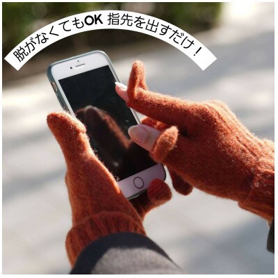 指紋認証ウール手袋