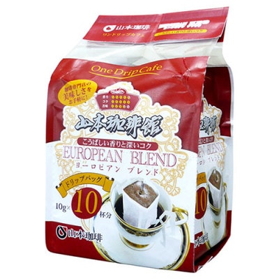 山本珈琲 山本珈琲館 ヨーロピアンブレンド ワンドリップカフェ (10g×10P)×12袋