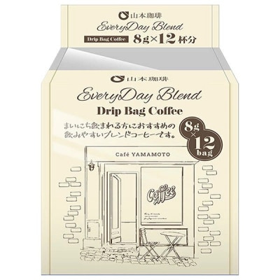 山本珈琲 エブリデイブレンド ドリップバッグ (8g×12P)×6袋入