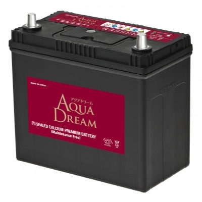 AQUADREAM PLATINUM 自動車始動用バッテリー 充電制御車対応  75B24L 1個