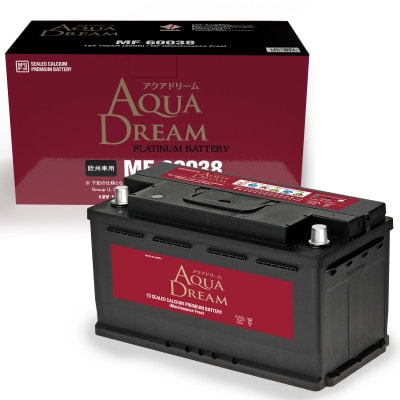 AQUADREAM PLATINUM 自動車始動用バッテリー 欧州車用 60038 L5 1個