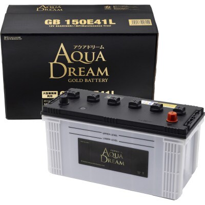 AQUADREAM GOLD 自動車始動用バッテリー 大型業務車両用  150E41L 1個