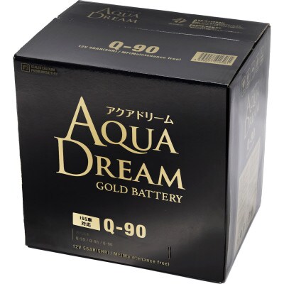 AQUADREAM GOLD 自動車始動用バッテリー ISS車対応  Q-90 1個