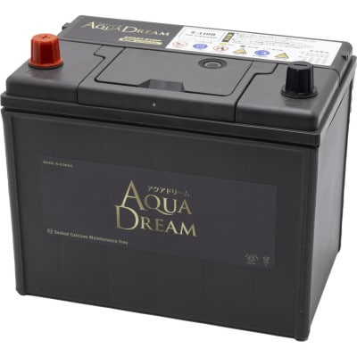 AQUADREAM GOLD 自動車始動用バッテリー ISS車対応  S-110R 1個