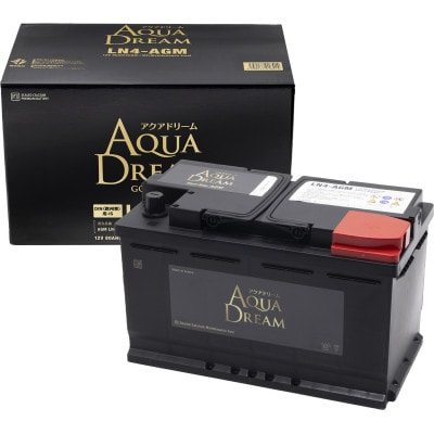 AQUADREAM GOLD 自動車始動用バッテリー 欧州車用 LN4 AGM 1個