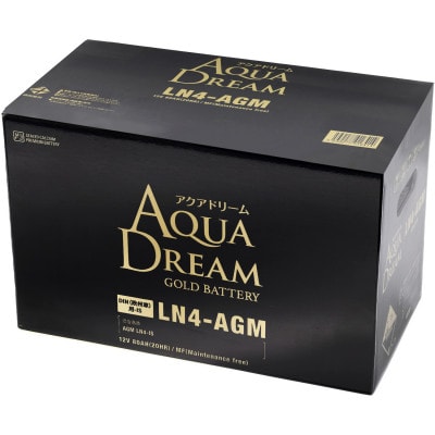 AQUADREAM GOLD 自動車始動用バッテリー 欧州車用 LN4 AGM 1個