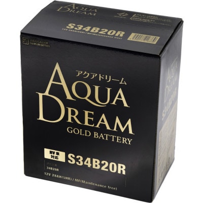 AQUADREAM GOLD ハイブリッド車補機用バッテリー S34B20R 1個