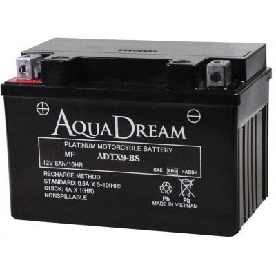 AQUADREAM PLATINUM バイク用バッテリー 液入充電済 ADTX9-BS 1個