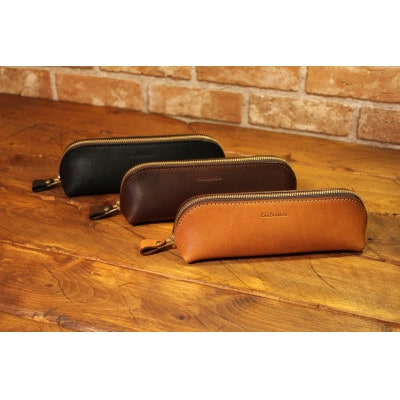 三角ペンケース(チョコ)