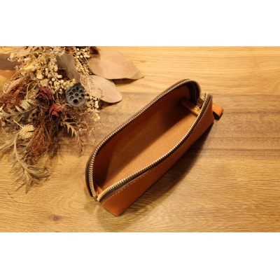 三角ペンケース(チョコ)