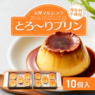 天理マルショウ とろ～りプリン　10個入