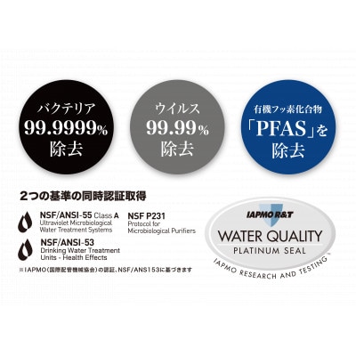 Waterlogic UVハイブリッド浄水器 Edge-J3.0 シルバー