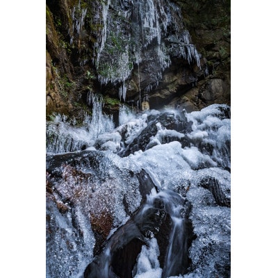 天理の風景3『 MYSTIC FREEZE ～ 白幽の滝 ～ 』2Lメタルグラフィックアート