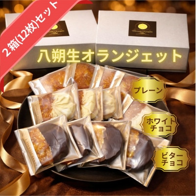 【輝京】天理市八朔の生オランジェット 12枚セット(6枚入×2箱)