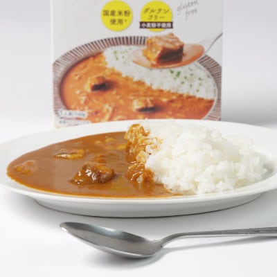 米粉でつくったビーフカレー　160g×5個