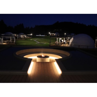 【平日限定】ISUMI Glamping Resort & Spa SOLASの2名宿泊券1泊2食付