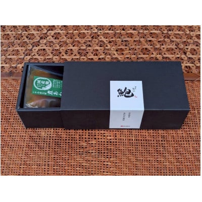 国産あわびの煮貝 1箱2パック(1パック鮑1個)入り