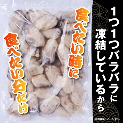 訳アリ冷凍むき身カキ1kg