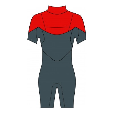 【春夏用】SABALLER　ウェットスーツ　CHEST ZIP　SSスプリング　フルオーダー