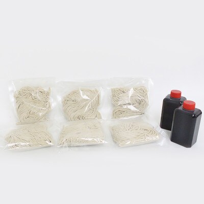 【打ちたて麺】そば処海山の二八蕎麦6食入冷凍[G4560s]
