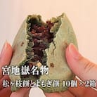 宮地嶽名物 松ヶ枝餅とよもぎ餅 10個入り×2箱 冷凍[F4018s]