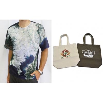 オリジナル衛星Tシャツ・エコバッグのセット(Tシャツ:XLサイズ)[No.5721-7046]