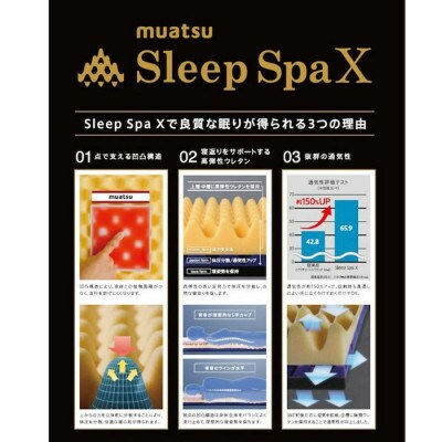 昭和西川のムアツスリープスパX　ダブルサイズ