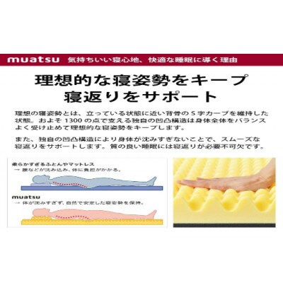 昭和西川のムアツ2フォーム110　ダブルサイズ