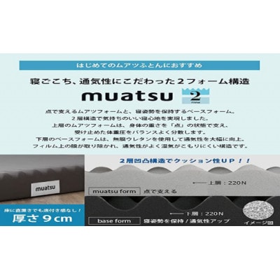 昭和西川のムアツ2フォーム110　シングルサイズ